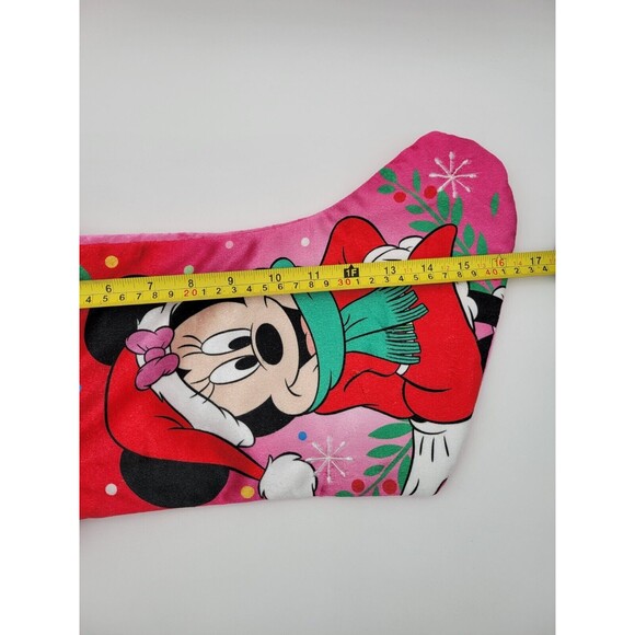 Set Of 2 Mickey And Minnie Mouse Christmas Stockings Disney Ruz READ - Picture 8 of 10
